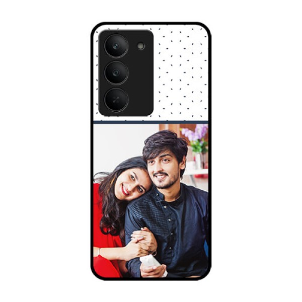 Realme 14x 5G Custom Glass Phone CasePremium Dot Design
