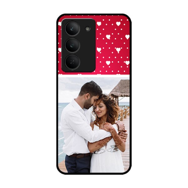 Realme 14x 5G Custom Glass Phone CaseHearts Mobile Case Design Realme 14x 5G Custom Glass Phone CaseHearts Mobile Case Design