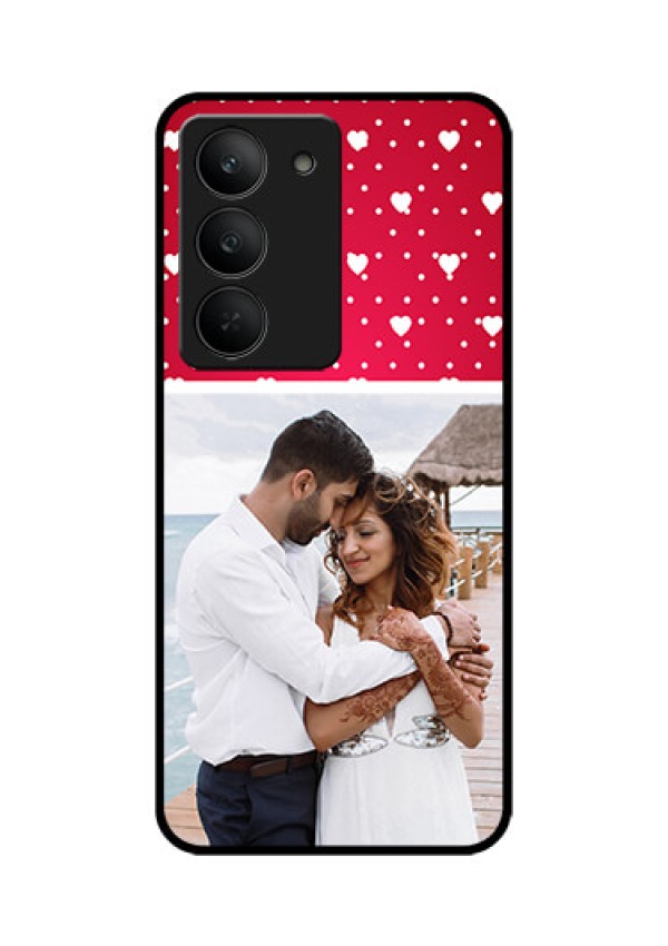 Realme 14x 5G Custom Glass Phone CaseHearts Mobile Case Design