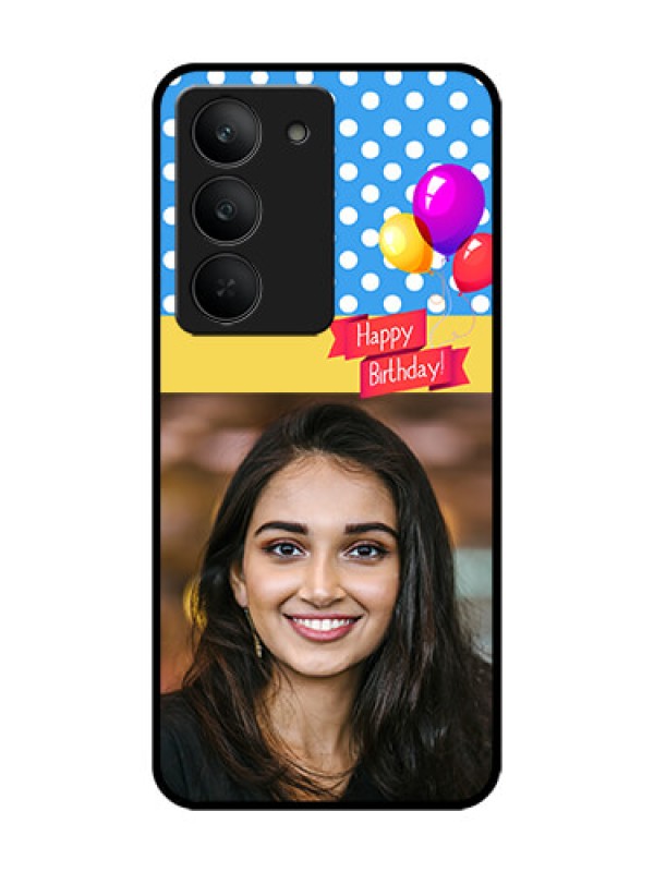 Custom Realme 14x 5G Custom Glass Phone CaseHappy Birthday Design