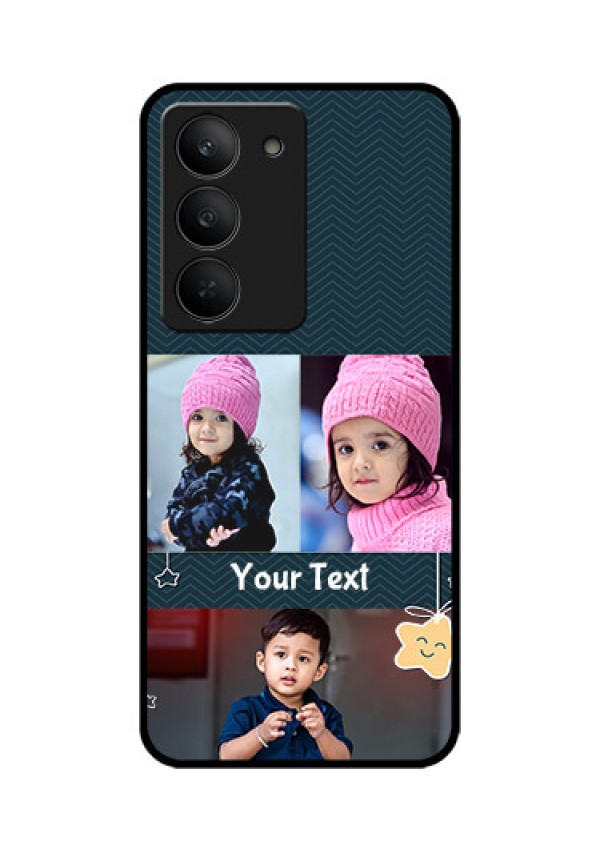 Realme 14x 5G Custom Glass Phone CaseHanging Stars Design