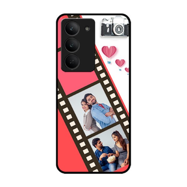 Realme 14x 5G Custom Glass Phone Case3 Image Holder With Film Reel Realme 14x 5G Custom Glass Phone Case3 Image Holder With Film Reel