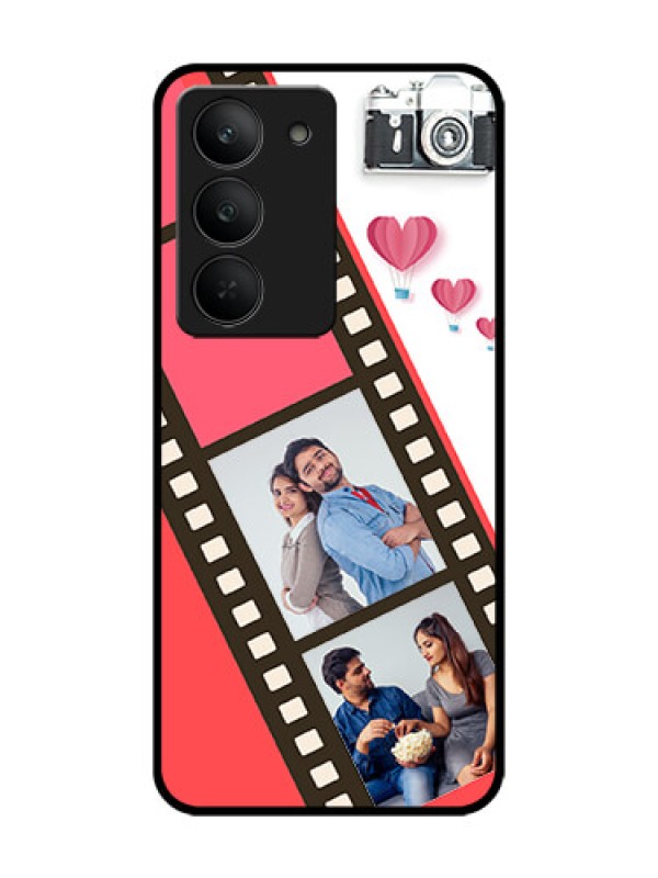 Custom Realme 14x 5G Custom Glass Phone Case3 Image Holder With Film Reel