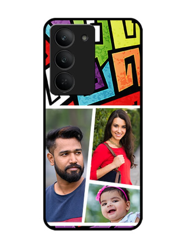 Custom Realme 14x 5G Custom Glass Phone CaseGraffiti Pattern Design