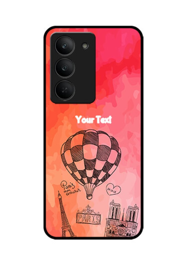 Realme 14x 5G Custom Glass Phone CaseParis Theme Design