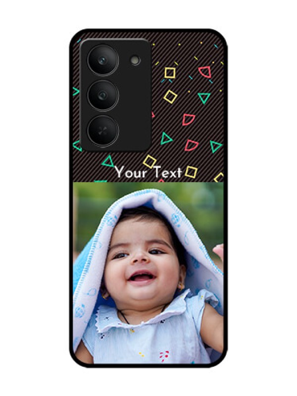 Custom Realme 14x 5G Custom Glass Phone CaseWith Confetti Birthday Design