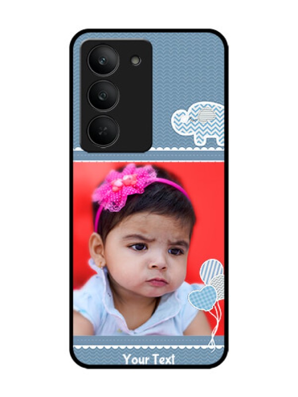 Custom Realme 14x 5G Custom Glass Phone CaseWith Kids Pattern Design
