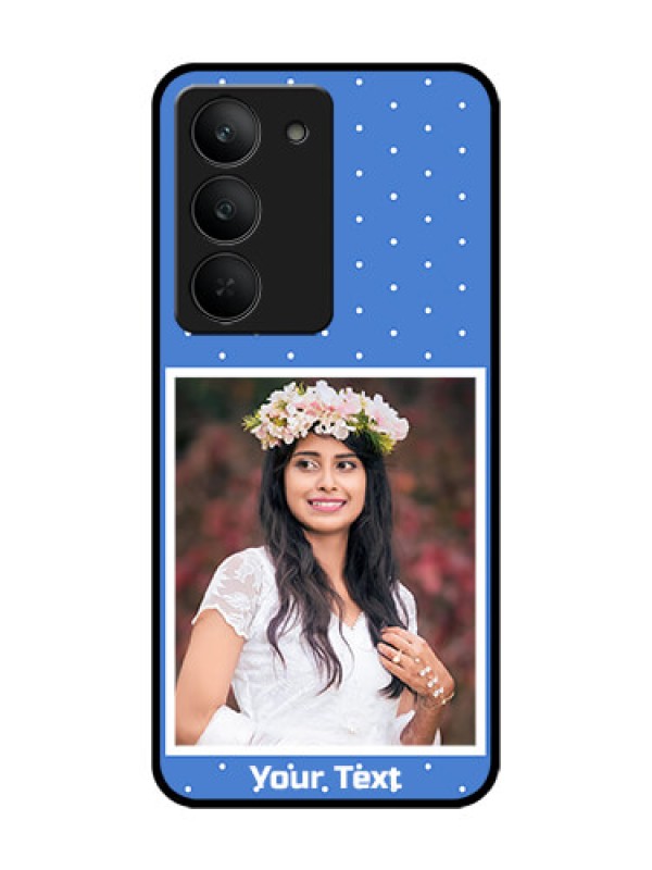 Custom Realme 14x 5G Custom Glass Phone CasePolka Dots Design