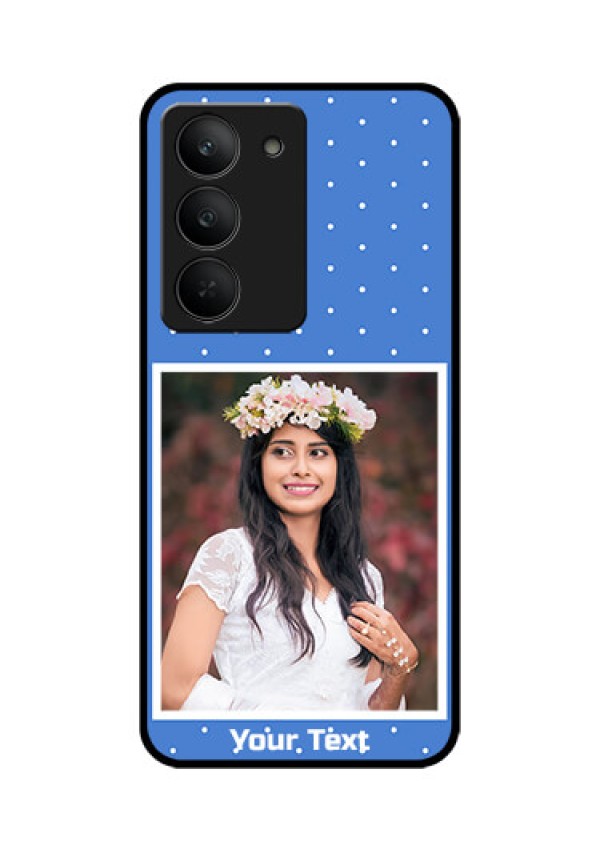 Realme 14x 5G Custom Glass Phone CasePolka Dots Design
