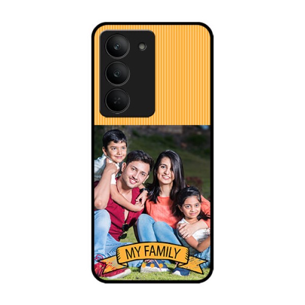 Realme 14x 5G Custom Glass Phone CaseMy Family Design