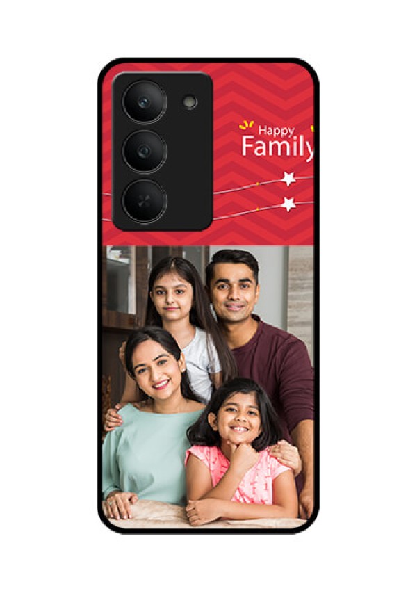 Realme 14x 5G Custom Glass Phone CaseHappy Family Design