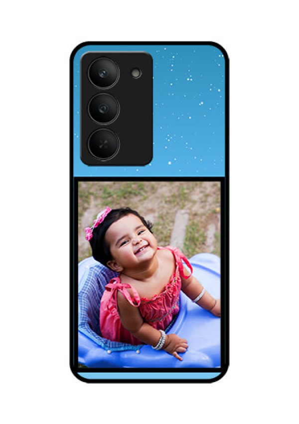 Realme 14x 5G Custom Glass Phone CaseWave Pattern Colorful Design