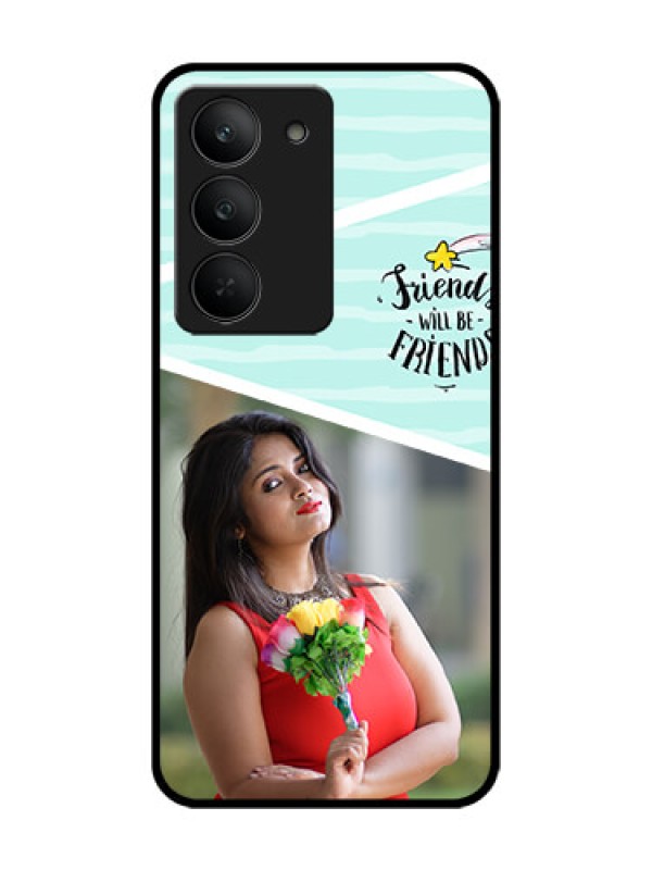 Custom Realme 14x 5G Custom Glass Phone CaseFriends Picture Icon Design