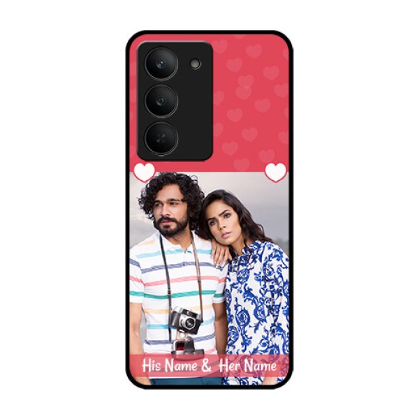 Realme 14x 5G Custom Glass Phone CaseSimple Love Design