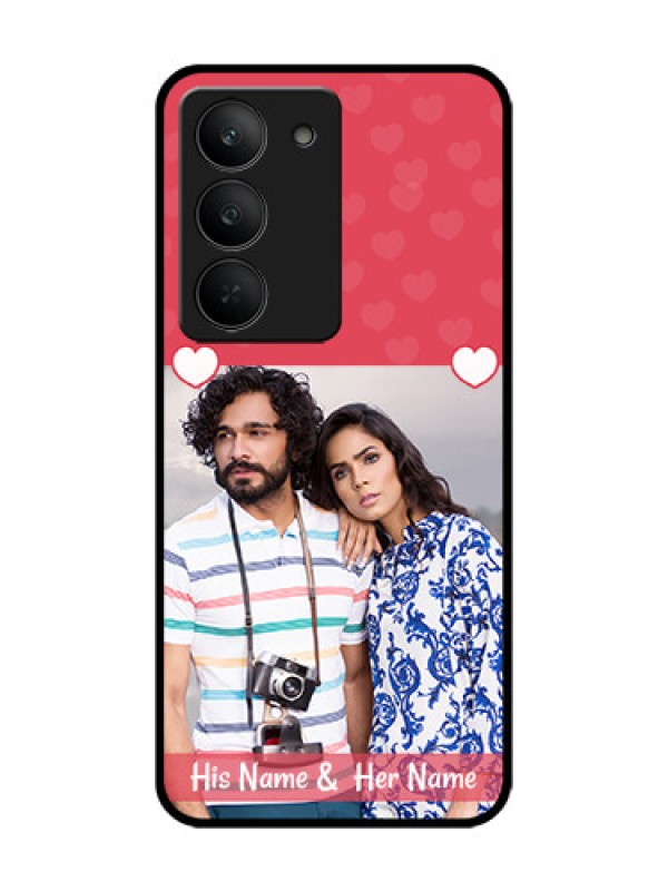 Custom Realme 14x 5G Custom Glass Phone CaseSimple Love Design