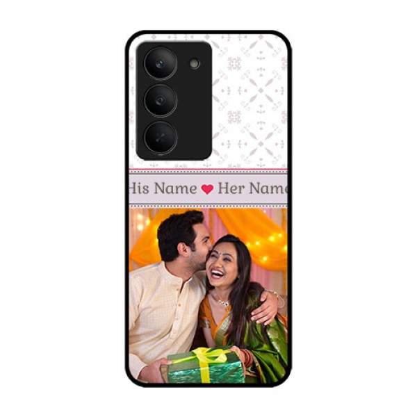 Realme 14x 5G Custom Glass Phone CaseWith Photo And Ethnic Design