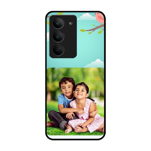 Realme 14x 5G Custom Glass Phone CaseDoodle Love Design