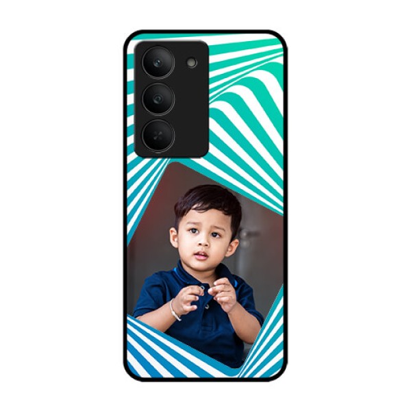 Realme 14x 5G Custom Glass Phone CaseAbstract Spiral Design