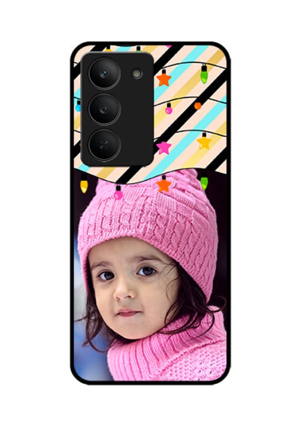 Realme 14x 5G Custom Glass Phone CaseLights Hanging Design