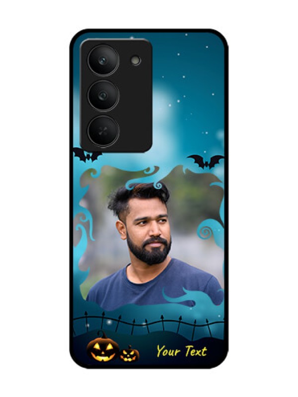 Custom Realme 14x 5G Custom Glass Phone CaseHalloween Frame Design