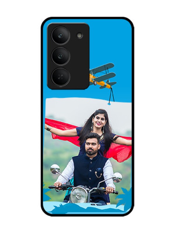 Custom Realme 14x 5G Custom Glass Phone CaseTraveller Design