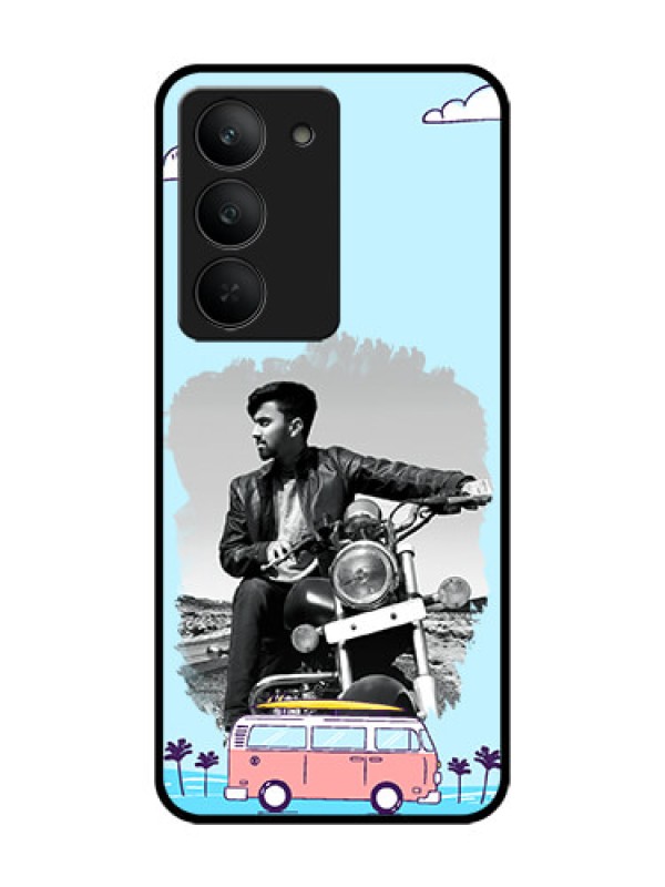 Custom Realme 14x 5G Custom Glass Phone CaseTravel and Adventure Design