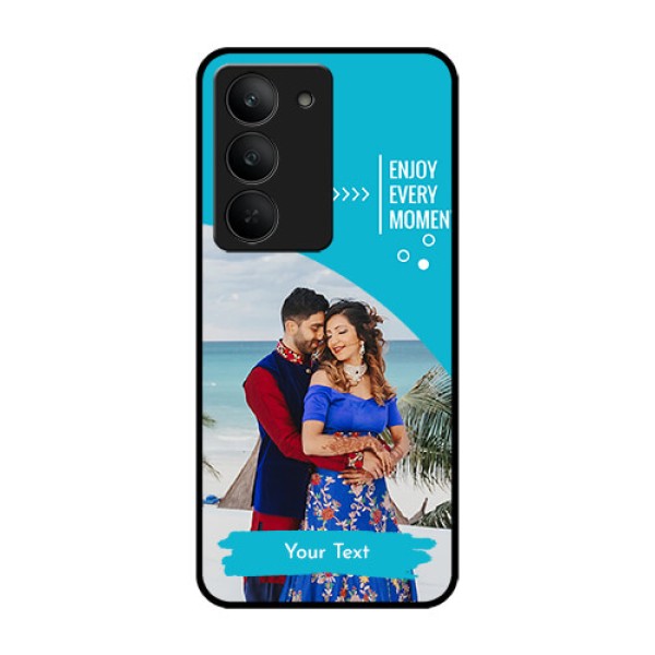 Realme 14x 5G Custom Glass Phone CaseHappy Moment Design