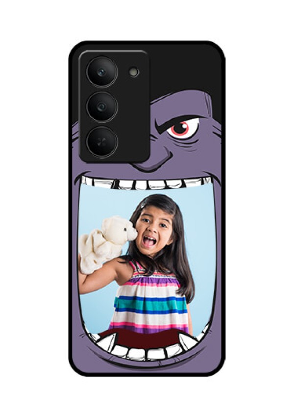 Realme 14x 5G Custom Glass Phone CaseAngry Monster Design