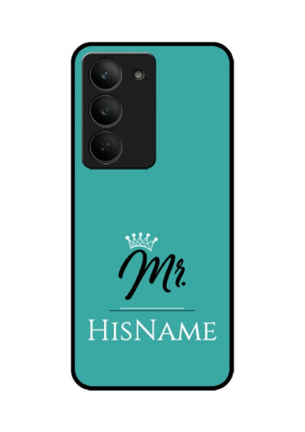 Realme 14x 5G Custom Glass Phone CaseMr With Name Design
