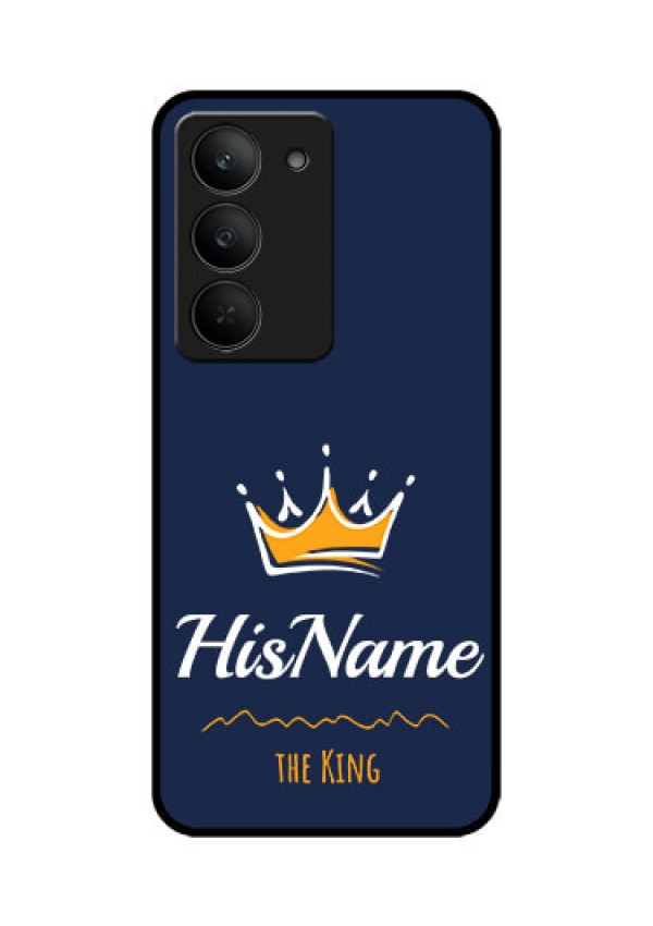 Realme 14x 5G Custom Glass Phone CaseKing With Name Design