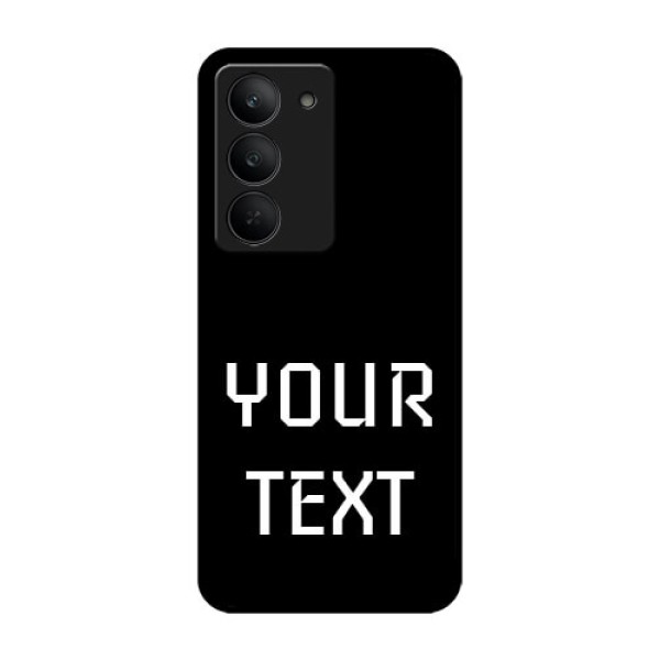 Realme 14x 5G Custom Glass Phone CaseYour Name Design