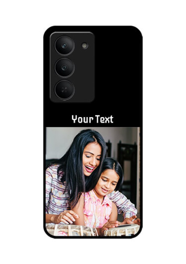Realme 14x 5G Custom Glass Phone CasePhoto With Name Design