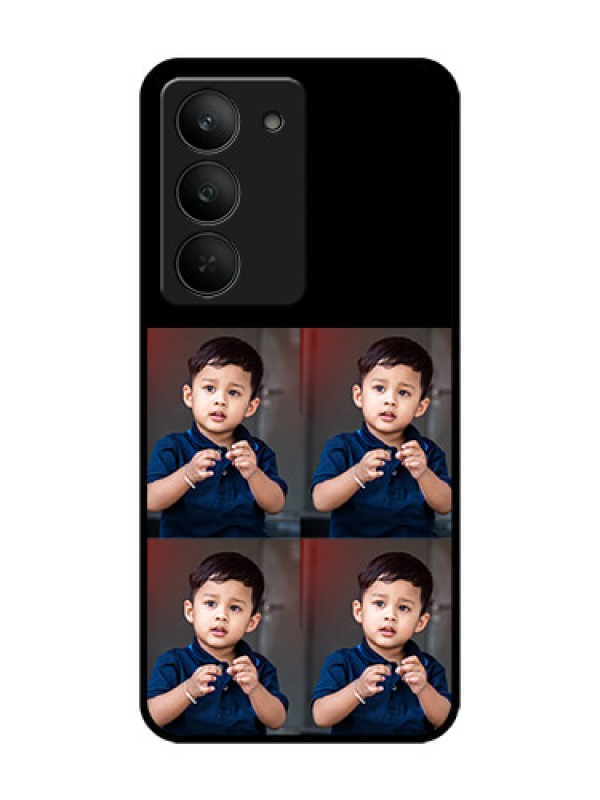 Custom Realme 14x 5G Custom Glass Phone Case4 Image Holder Design