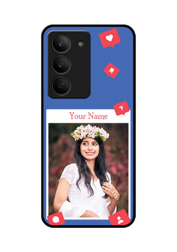 Realme 14x 5G Custom Glass Phone CaseLike Share And Comment Design