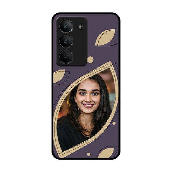 Realme 14x 5G Custom Glass Phone CaseFalling Leaf Design