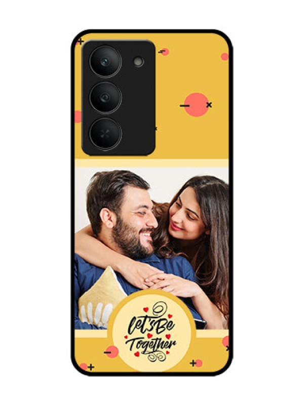 Custom Realme 14x 5G Custom Glass Phone CaseLets Be Together Design