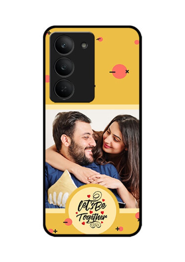 Realme 14x 5G Custom Glass Phone CaseLets Be Together Design