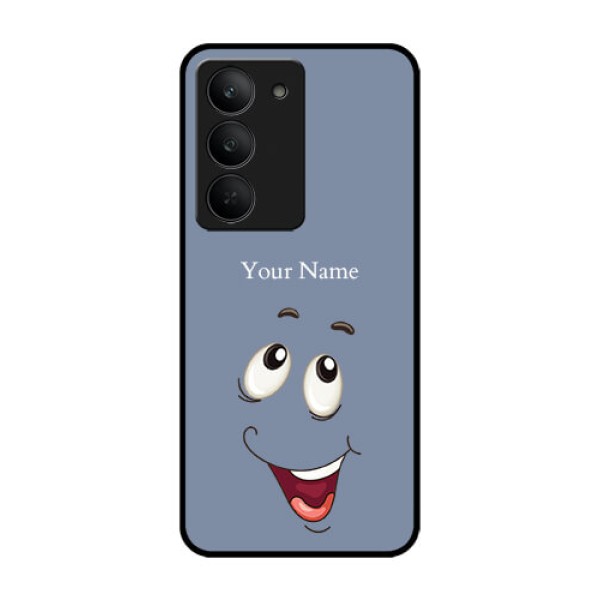 Realme 14x 5G Custom Glass Phone CaseLaughing Cartoon Face Design Realme 14x 5G Custom Glass Phone CaseLaughing Cartoon Face Design