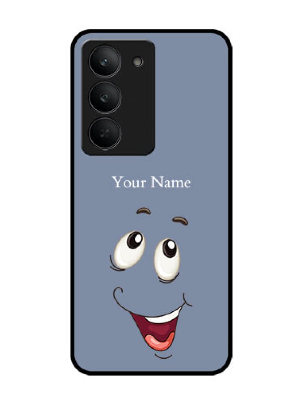 Custom Realme 14x 5G Custom Glass Phone CaseLaughing Cartoon Face Design