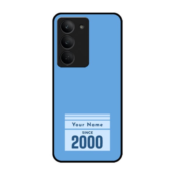 Realme 14x 5G Custom Glass Phone CaseCustom Year Of Birth Design Realme 14x 5G Custom Glass Phone CaseCustom Year Of Birth Design