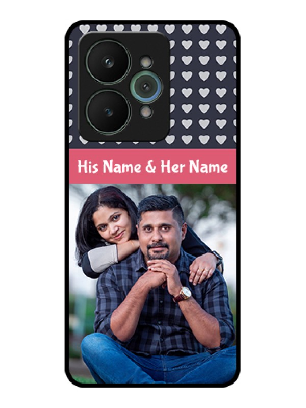 Custom Realme 15 5G Custom Glass Phone Case - Love Symbols Design