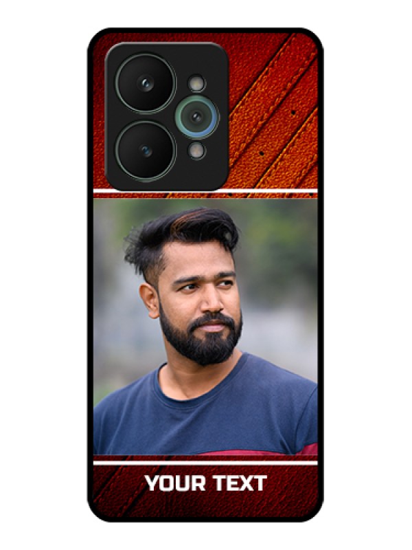 Custom Realme 15 5G Custom Glass Phone Case - Leather Phone Case Design