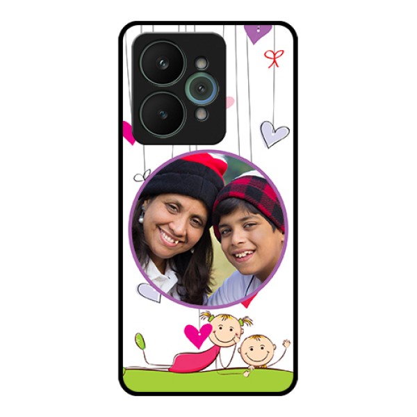 Realme 15 5G Custom Glass Phone Case - Cute Kids Phone Case Design Realme 15 5G Custom Glass Phone Case - Cute Kids Phone Case Design