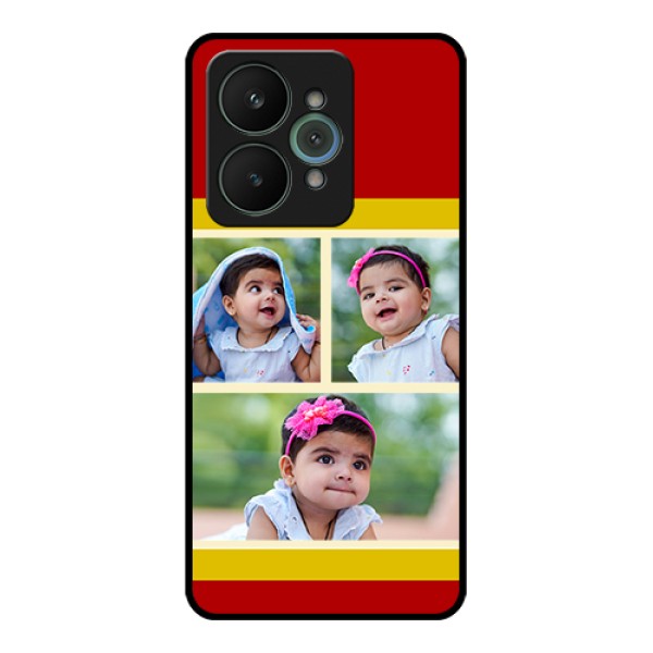 Realme 15 5G Custom Glass Phone Case - Multiple Pic Upload Design Realme 15 5G Custom Glass Phone Case - Multiple Pic Upload Design
