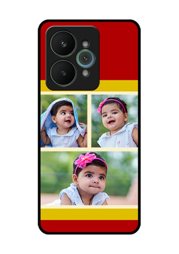 Realme 15 5G Custom Glass Phone Case - Multiple Pic Upload Design