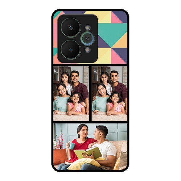 Realme 15 5G Custom Glass Phone Case - Bulk Pic Upload Design
