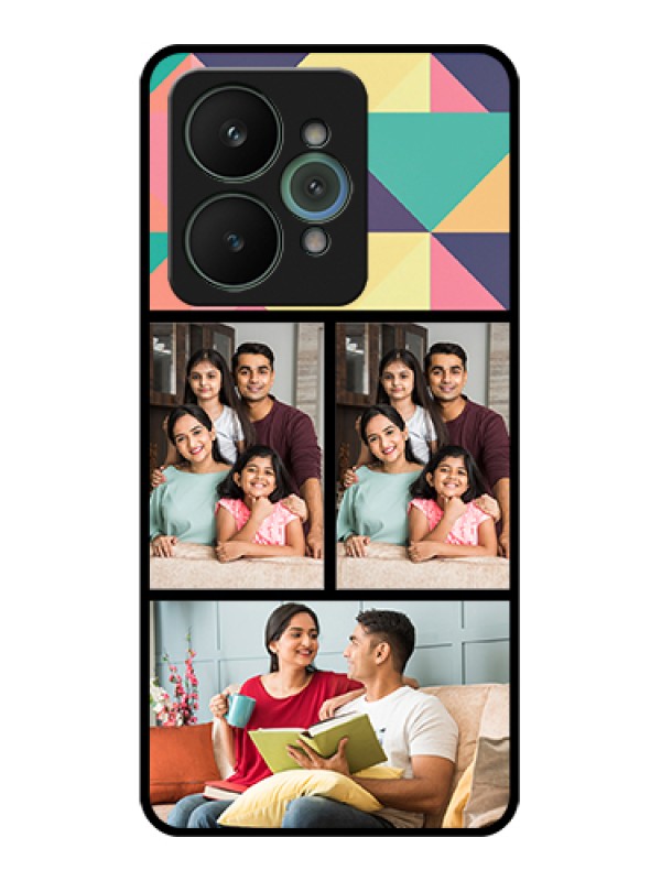 Custom Realme 15 5G Custom Glass Phone Case - Bulk Pic Upload Design