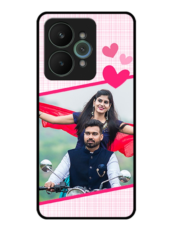 Custom Realme 15 5G Custom Glass Phone Case - Love Shape Heart Design