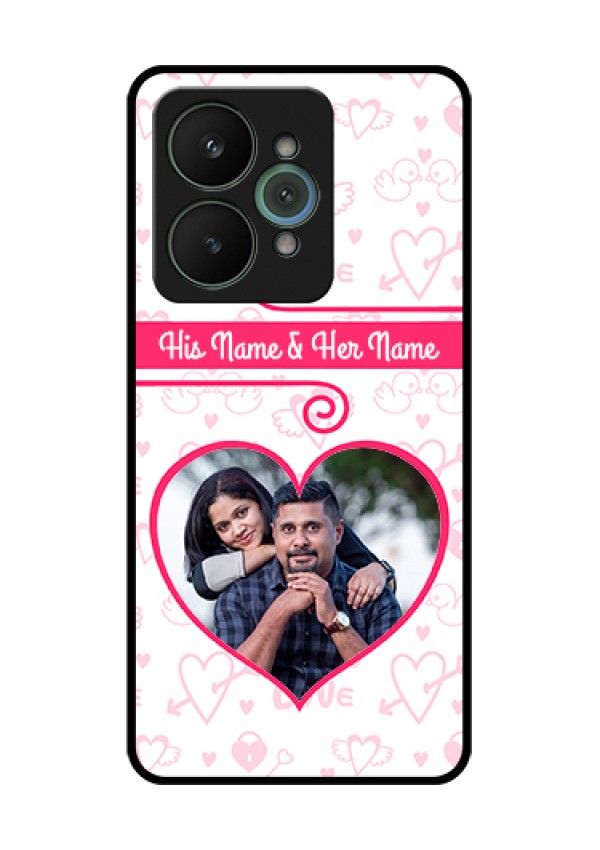 Realme 15 5G Custom Glass Phone Case - Heart Shape Love Design