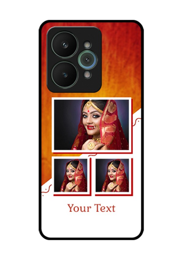Realme 15 5G Custom Glass Phone Case - Wedding Memories Design